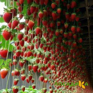 Клубника ампельная Анастасия купить по цене от 370р. в интернет-магазине «Посадика» с доставкой почтой в в Пыталовое и по всей России – [изображение №1].