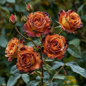 Роза плетистая Оранжевый Бриллиант купить по цене от 450р. в интернет-магазине «Посадика» с доставкой почтой в в Пыталовое и по всей России – [изображение №1].